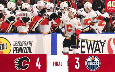 Flames Clinch Battle of Alberta Series With Another Win